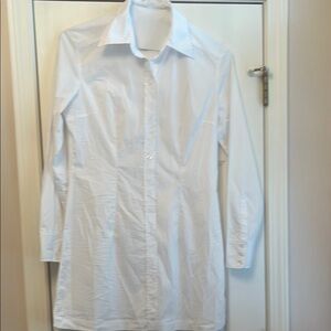 Classic White Button-Up Shirt